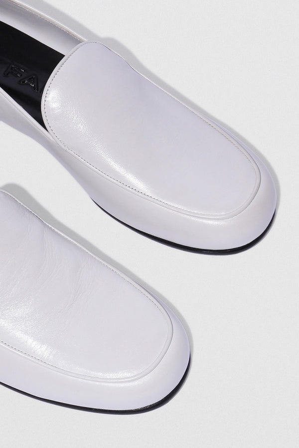 By Far Alfred Burrata Creased Calf Leather Loafer