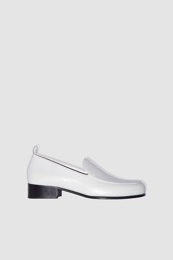 by far Alfred Burrata Creased Calf Leather Loafer