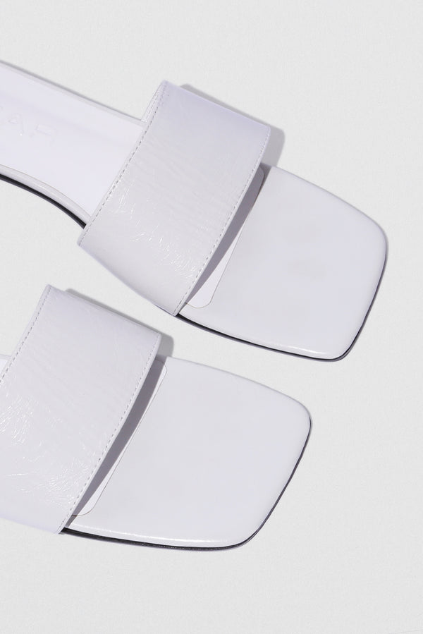 By Far Ceni Burrata Creased Calf Leather Slip-On