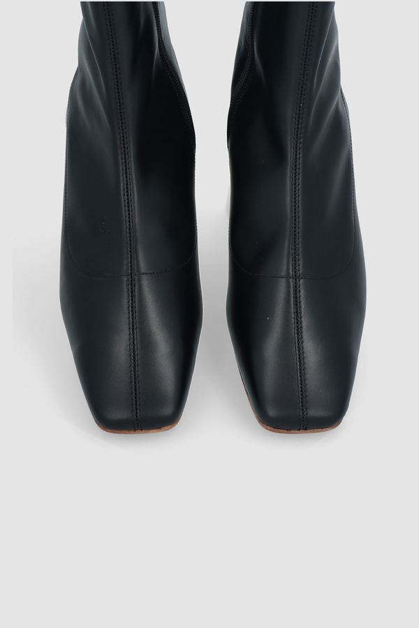 By Far Este Black Leather Ankle Boot