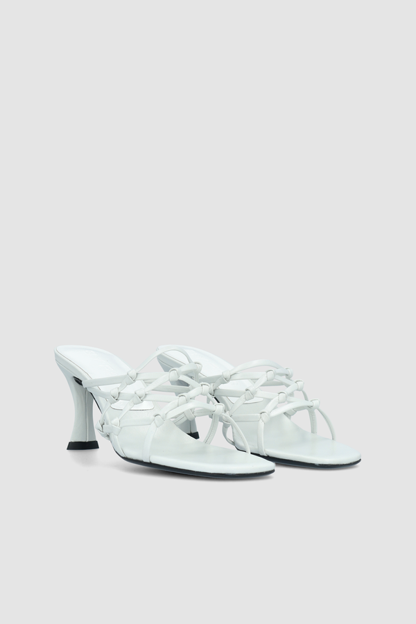 By Far Malaya Burrata Creased Calf Leather Mule
