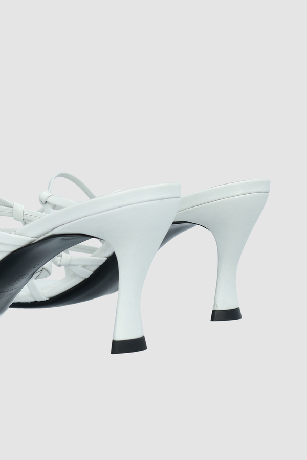 By Far Malaya Burrata Creased Calf Leather Mule