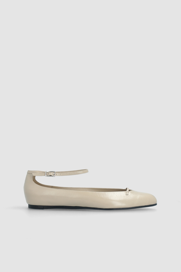 by far Margot Dryland Creased Calf Leather Flat