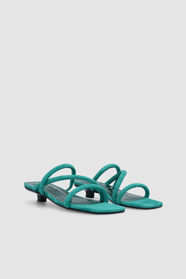 By Far Morena Alpine Kid Suede Leather Mule