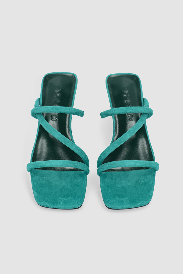 By Far Morena Alpine Kid Suede Leather Mule