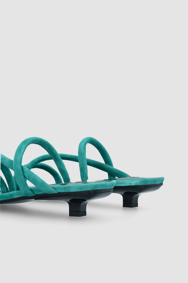 By Far Morena Alpine Kid Suede Leather Mule