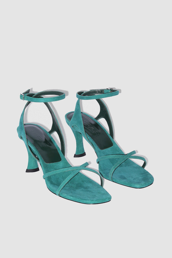 By Far Rosko Alpine Kid Suede Leather Sandal