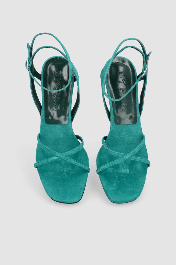 By Far Rosko Alpine Kid Suede Leather Sandal