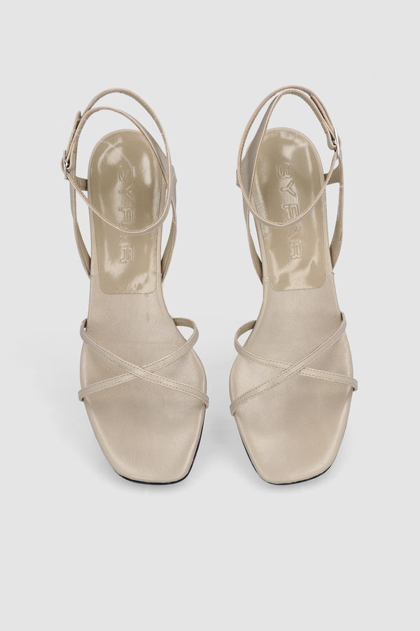 By Far Rosko Dryland Creased Calf Leather Sandal