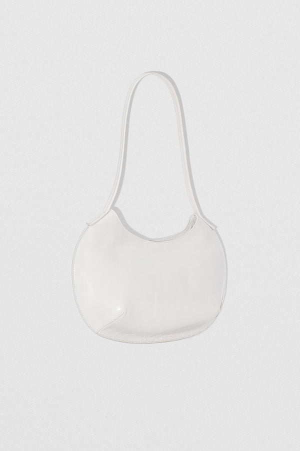 By Far Horner Burrata Creased Calf Leather Shoulder Bag