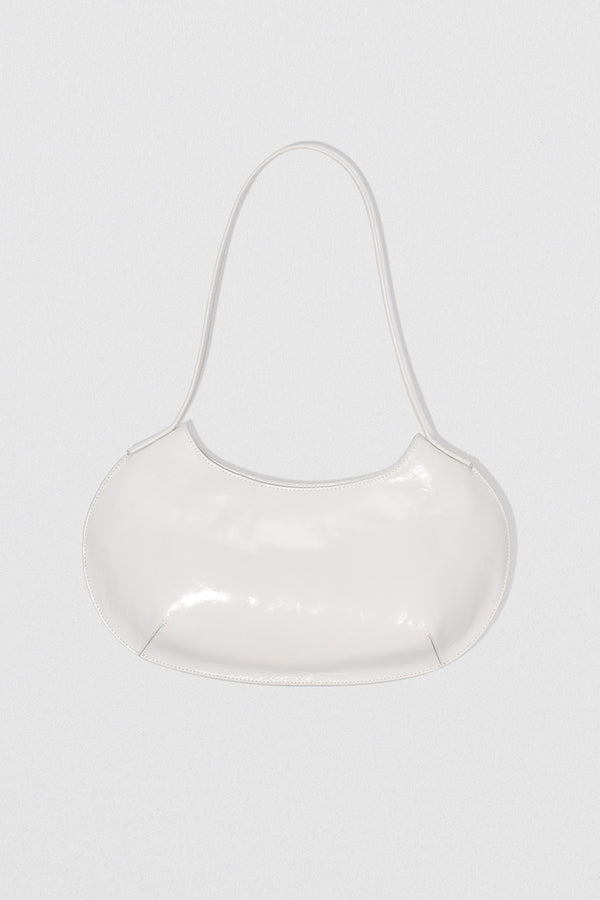 by far Horner Burrata Creased Calf Leather Shoulder Bag