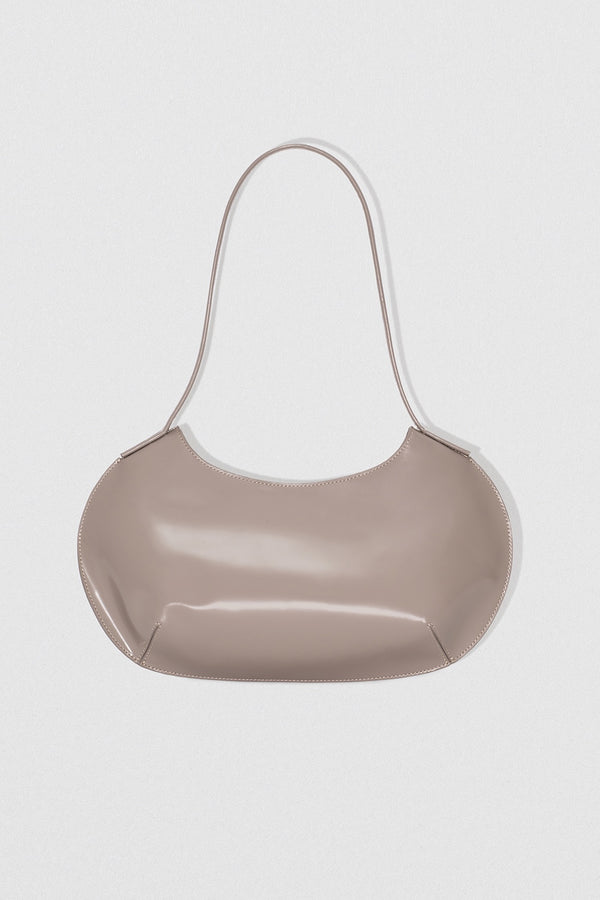 by far Horner Fawn Semi Patent Leather Shoulder Bag