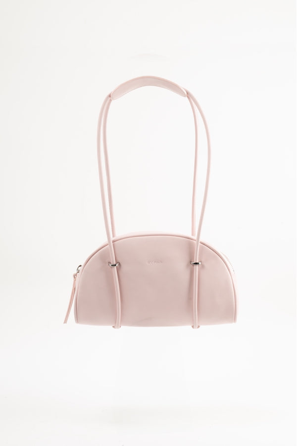 by far Kimberly Bowler Baby Pink Nappa Leather Top-Handle Bag