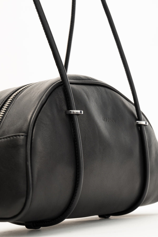 By Far Kimberly Bowler Black Nappa Leather Shoulder Bag