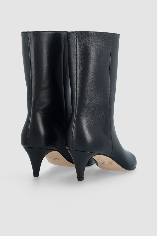 By Far Lysander Black Lamb Nappa Leather Ankle Boot