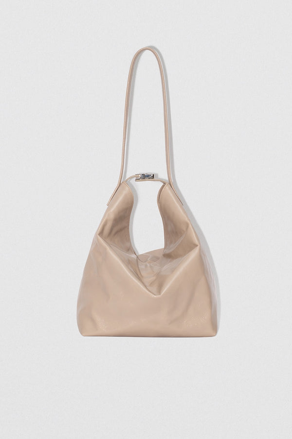 by far Maxi Bea Dryland Creased Calf Leather Hobo Bag