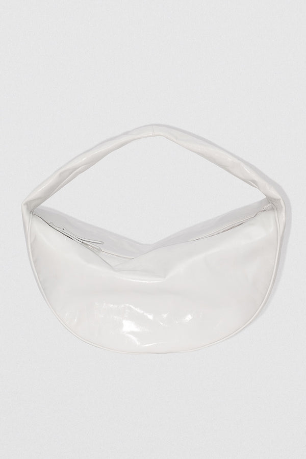 by far Maxi Cush Burrata Creased Calf Leather Shoulder Bag