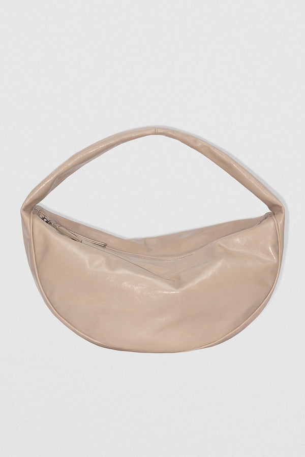 by far Maxi Cush Dryland Creased Calf Leather Shoulder Bag