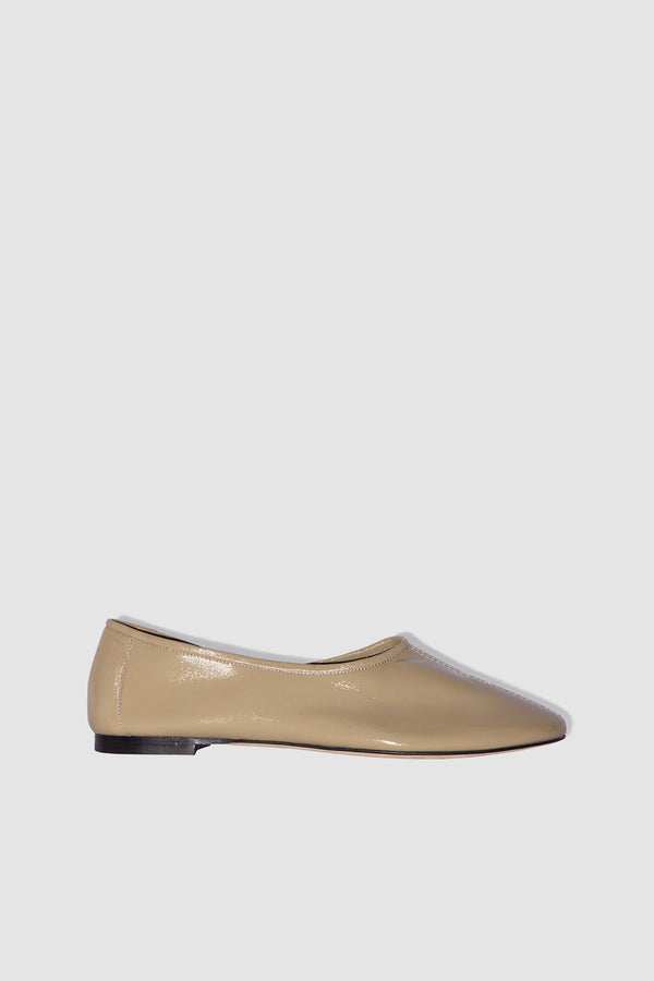 by far Prudence Mangrove Glossed Nappa Leather Ballet Flat