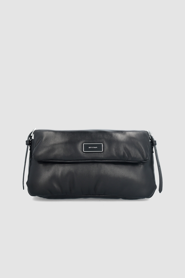By Far Puffy Tilda Black Lamb Nappa Leather Shoulder Bag