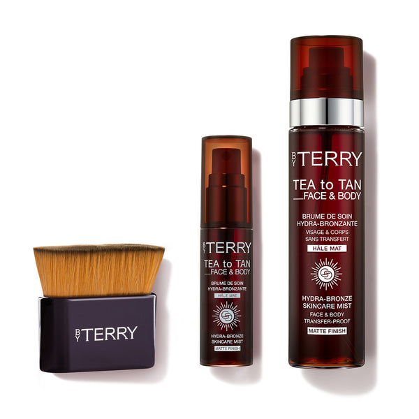 by terry TEA to TAN FACE & BODY FULL-SIZE TRAVEL-SIZE & TOOL-EXPERT BRUSH
