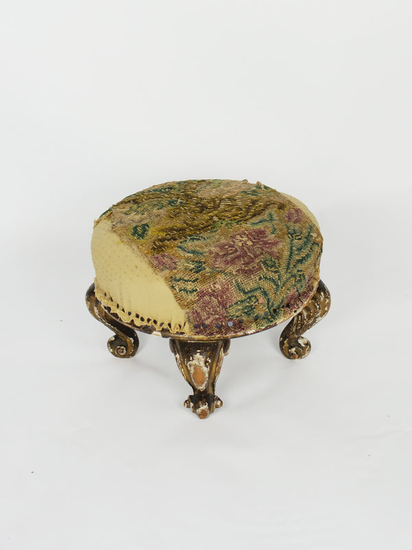 By Walid 18th Century French Giltwood Footstool | 602
