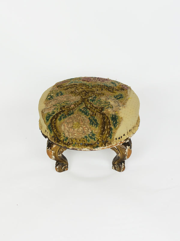 by walid 18th Century French Giltwood Footstool | 602