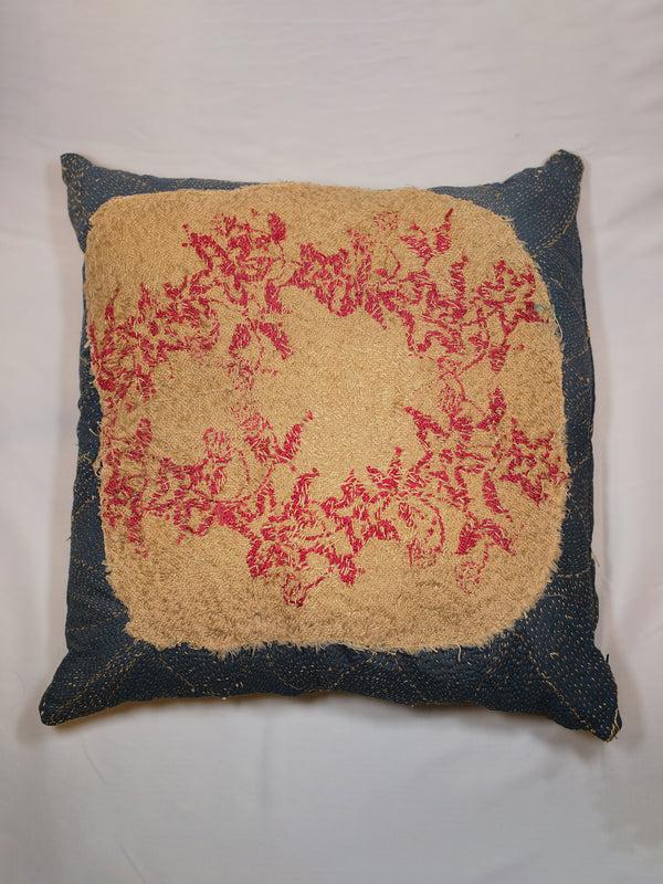 by walid 18th Century Woollen Needlepoint Cushion | 1357