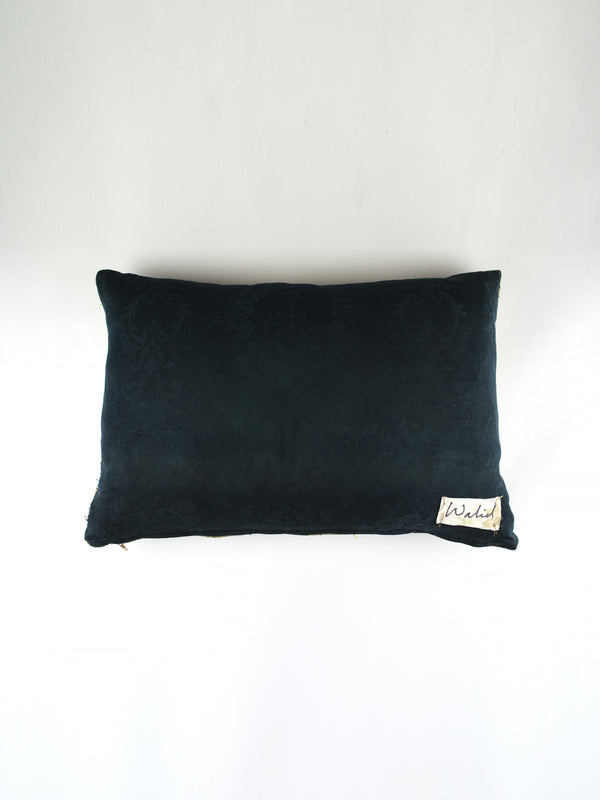 By Walid 1940s French Woollen Needlepoint Cushion | 1419