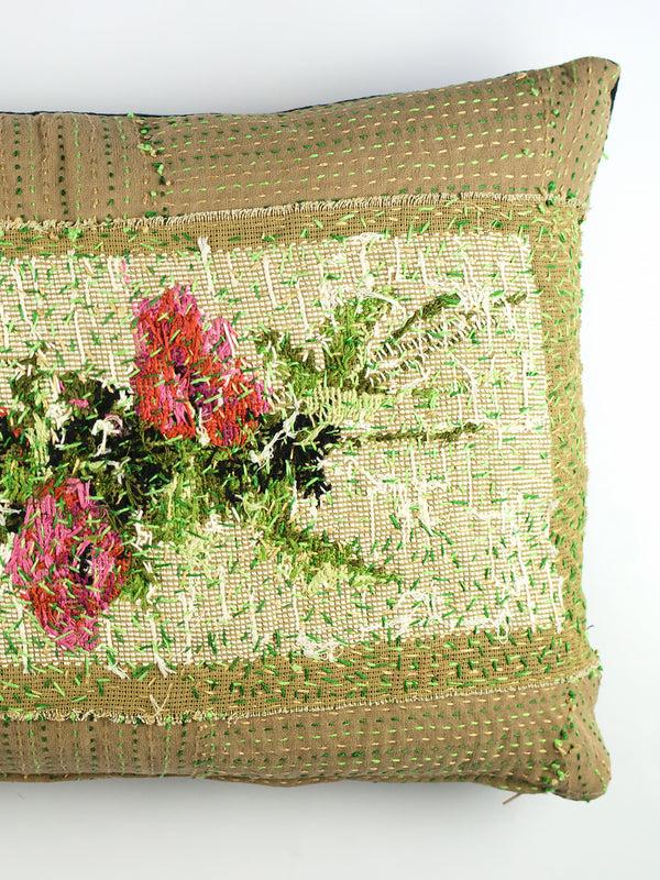 By Walid 1940s French Woollen Needlepoint Cushion | 1419