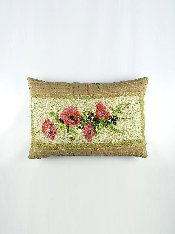 by walid 1940s French Woollen Needlepoint Cushion | 1419