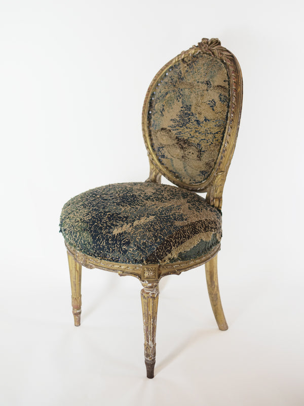 By Walid 19th Century French Giltwood Dining Chair | 610