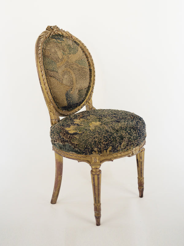 By Walid 19th Century French Giltwood Dining Chair | 611