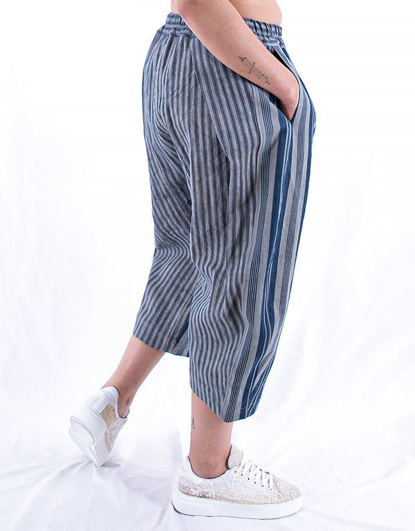 By Walid 19th Century French Ticking Hitomi Trousers