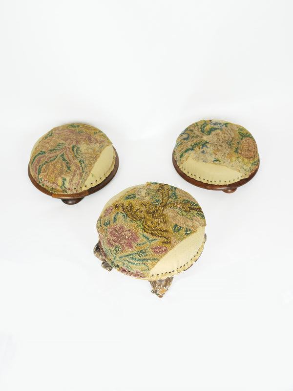 By Walid 19th Century Mahogany Kneeling Footstool | 604