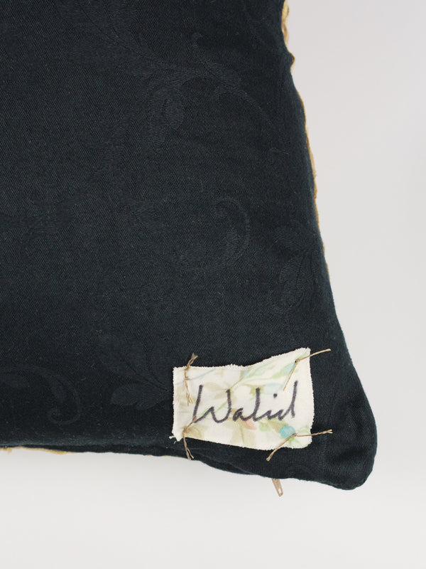 By Walid 19th Century Napoleon III Wool & Bead Cushion | 1307