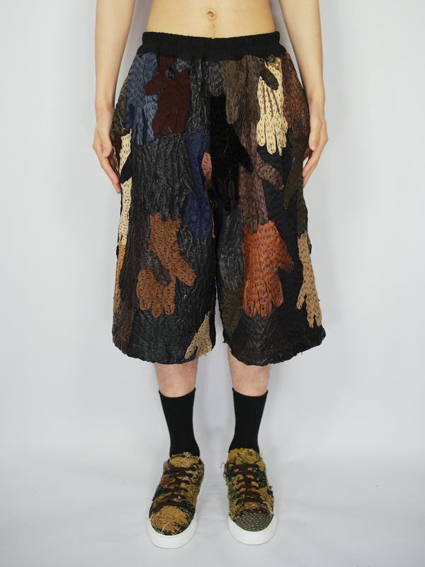 by walid 19th Century Opera & Vintage Gloves Bermuda Shorts