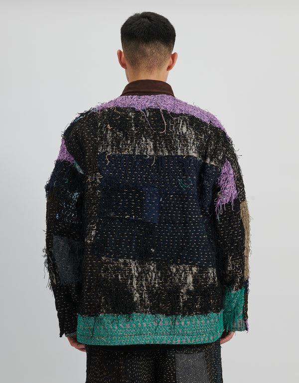 By Walid 19th Century Silk Fringe Froth Rain Jacket