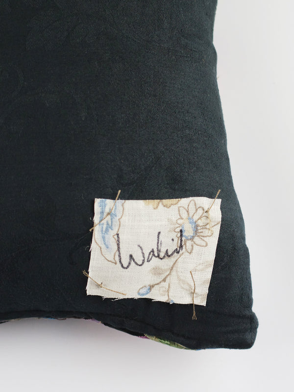 By Walid 19th Century Victorian Silk & Velvet Cushion | 1409