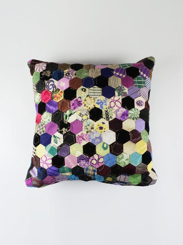 by walid 19th Century Victorian Silk & Velvet Cushion | 1409