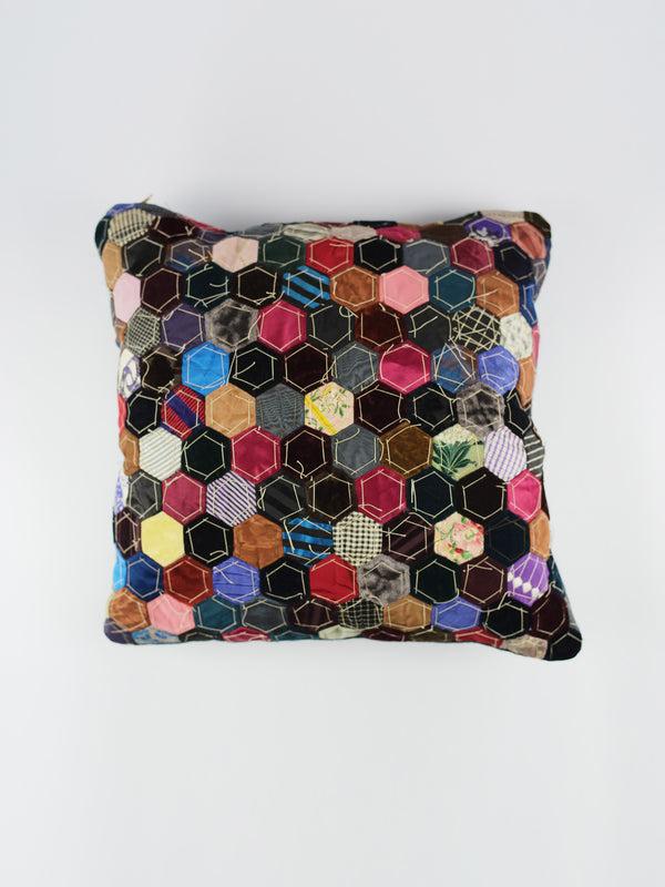 by walid 19th Century Victorian Silk & Velvet Cushion | 1417