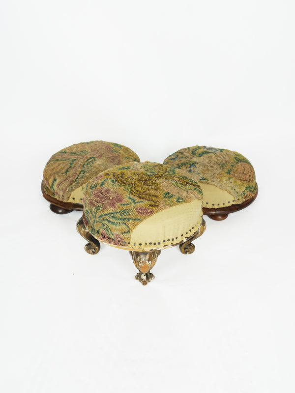 By Walid 19th Century Walnut Kneeling Footstool | 603