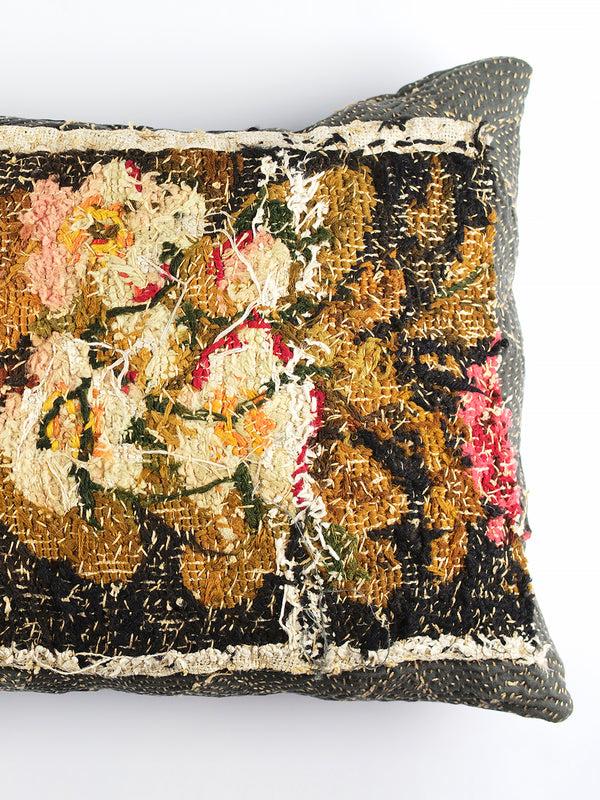 By Walid 19th Century Woollen Needlepoint Cushion | 1429