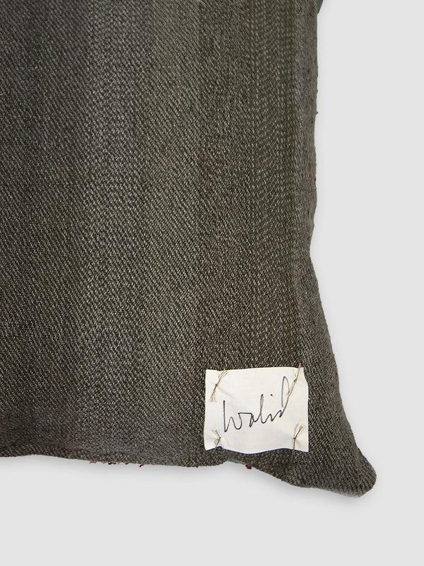 By Walid 19th Century Woollen Needlepoint Cushion | 1432