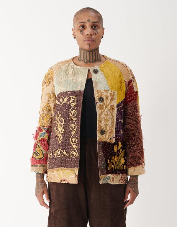 by walid 18th Century Brocade & Silk Cecilia Jacket