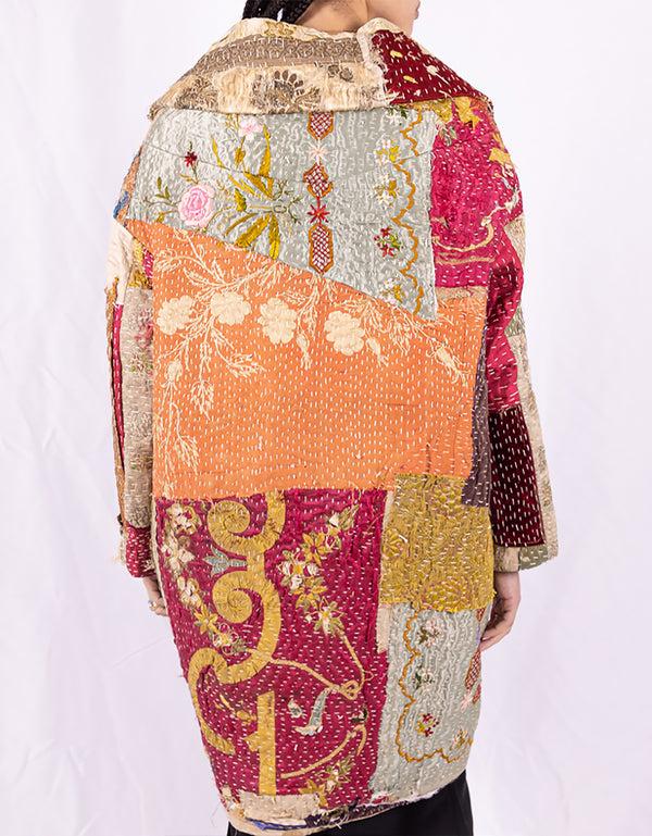 By Walid 18th Century Silk Cocoon Coat