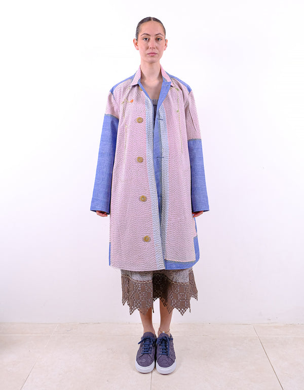 by walid 1920s Embroidered Kimono Rufus Coat