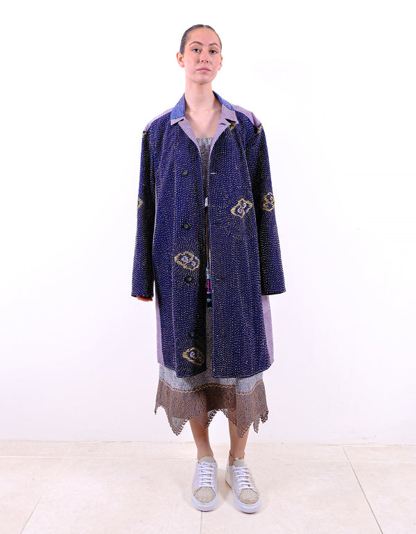 by walid 1920s Embroidered Kimono Rufus Coat