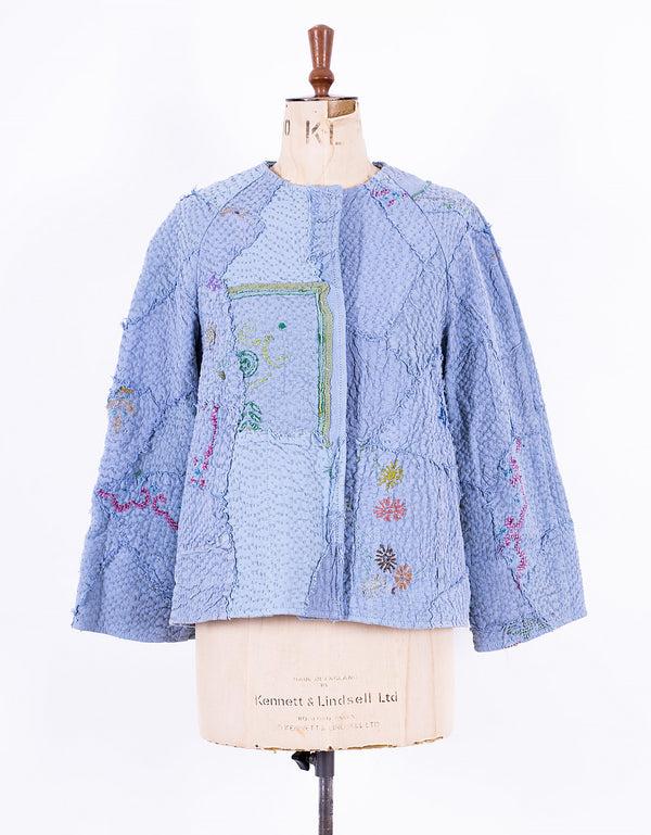 by walid 1920s Embroidered Linen Cecilia Jacket