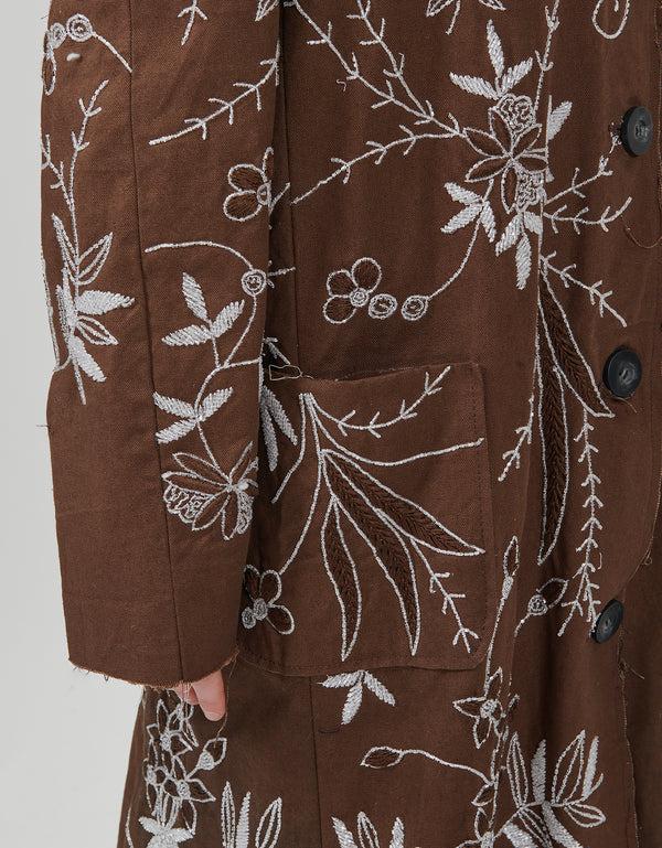 By Walid 1920s Glass Embroidery Lori Coat